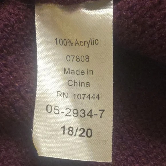 Jessica London Cable Knit Sweater Dress in Plum Size 18/20 - Picture 12 of 13